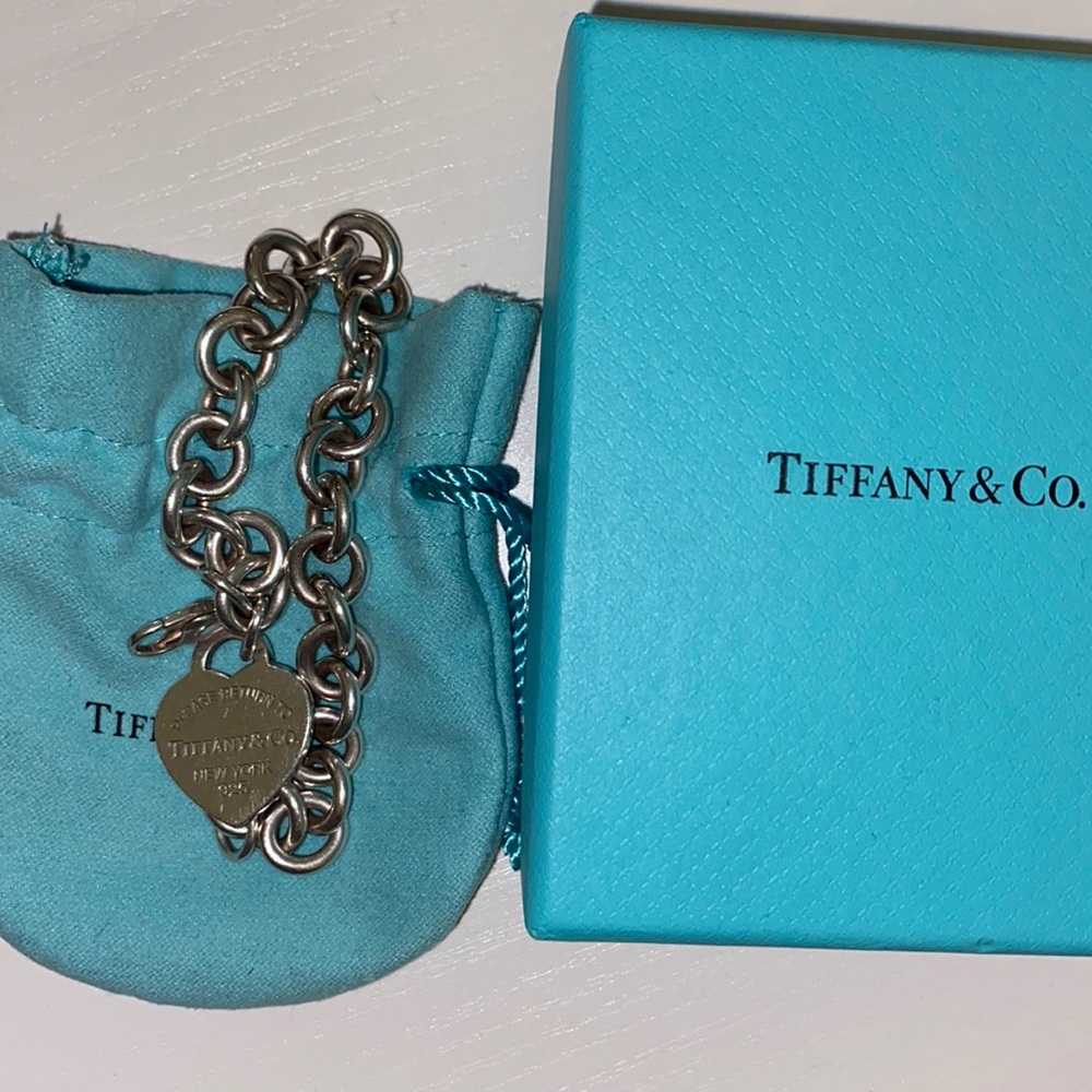 Return to Tiffany Heart Tag Bracelet in Silver